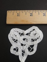 Wholesale lot of 36 - 2 Inch White Heart Shaped Battenburg Lace Doilies NWT - £14.76 GBP