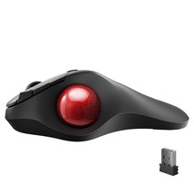 Wireless Trackball Mouse, Ergonomic Comfort Design With Larger Thumb Trackball &amp; - £43.15 GBP