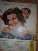 Miss Clairol Creme Formula Only Her Hairdresser Knows Print Magazine Ad 1960 - $11.99