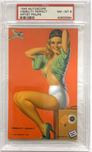1945 Mutoscope Artist PinUps &quot;VISIBILITY PERFECT&quot; PSA 8 NM-MT - £357.92 GBP