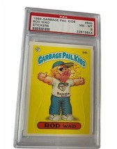 Garbage Pail Kid Trading Card Sticker PSA 8 Rod Wad Joe Blow #84b Pop 7 bazooka - £177.53 GBP