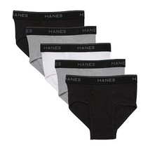 Hanes Ultimate ComfortSoft Boys&#39; Brief Underwear, Assorted, 5-Pack L - $18.70