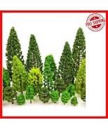 Assorted Size Model Trees (36 Pieces) for DIY Train and Landscape Projects - $34.42 CAD
