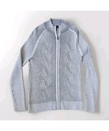 INC International Concepts Mens Full Zip Sweater Grey Size Large NWT - $12.82