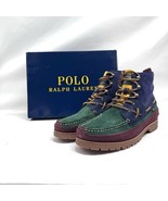 Polo Ralph Lauren Country Ranger Mid Suede Colorblock Corduroy Boots Men... - $235.54 CAD