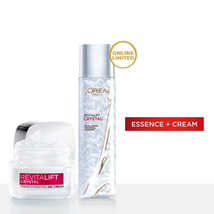 L&#39;Oreal Paris Revitalift Crystal Fresh Hydrating Gel Cream 50Ml +Essence 130Ml - $96.56