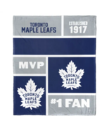 Toronto Maple Leafs Colorblock Personalized Silk Touch Throw Blanket - $82.21 CAD