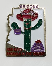 Arizona Red Hats Sparkle in the Desert Lapel Pin (SEE PHOTOS) - £2.31 GBP