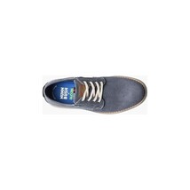 Men's Nunn Bush Otto Canvas Plain Toe Oxford Shoes Dressy Blue Denim 85015-462 image 5