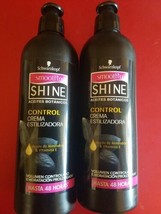 TWO PACK SMOOTH&#39;N SHINE RIZOS CREMA ESTILIZADORA ACEITE DE ALMENDRA &amp; VI... - £33.14 GBP