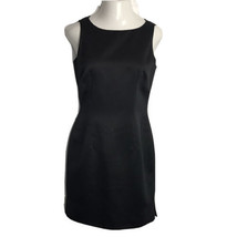 Blacktie Oleg Cassini Formal Sheath Dress ~ Black ~ Sz 10 ~ Lined ~ Knee Length - £13.44 GBP