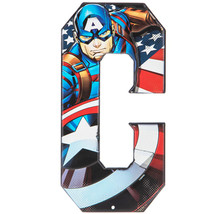 Captain America Superhero Letter C Metal Sign Home Decoration Wall Decor - £12.56 GBP