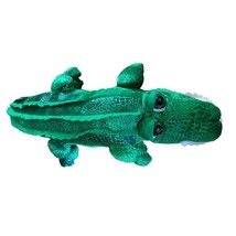 Peek A Boo Plush Stuffed Animal Doll Toy Green Alligator Crocodile 16.5 in Lengt - £11.44 GBP