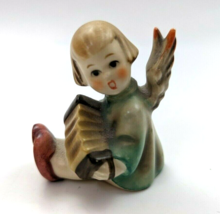 Hummel Joyous News Candle Holder Figurine Angel With Accordion 2.5&quot; - £11.95 GBP