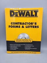 DEWALT Contractor&#39;s Forms &amp; Letters - Paperback Rosenberg, Paul Includes CD - £6.77 GBP