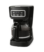 Coffee Maker, Black 12 Cup Programmable Coffee Maker Strong With Drip Serve New - $28.99