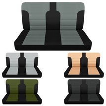 Truck seat covers fits 1961-1986 Chevy C/K 10/20 front bench nice colors - $1,501.49 MXN
