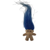 Vintage DAM 1989 Mini Miniature Orange Hair Tiny Troll Baby Magnet Doll - £15.09 GBP