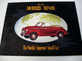 1949 Morris Color Brochure London 16 pgs Xlnt - £54.09 GBP