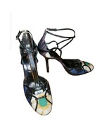Casadei Stiletto Slingback D&#39;Orsay Strappy Platform Shoes Size 36 Floral... - $4,548.64 MXN