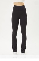 Love Tree Seamless Flare Leggings Medium High Waist Polyester Stretch Black - £20.15 GBP