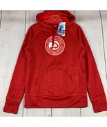 Atlanta Hawks NBA Small Adidas Pullover Sweatshirt Red New Women - $548.16 MXN