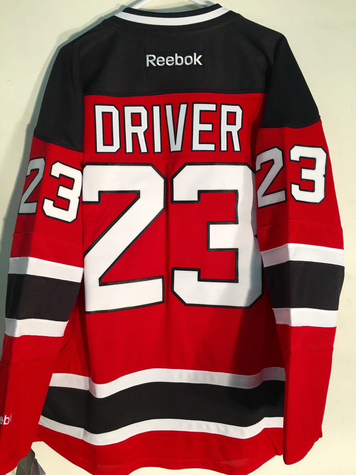 Primary image for Reebok Premier NHL Jersey New Jersey Devils Bruce Driver Red sz L
