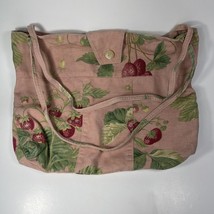 Dankrist By MBO made In USA Bag Pink Floral Fabric Hobo Bag Purse 11x14 - £7.56 GBP