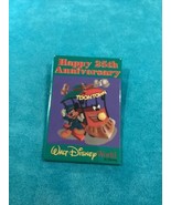 Walt Disney World Happy 25th Anniversary ToonTown Collectible Pin 3&quot; - £5.73 GBP