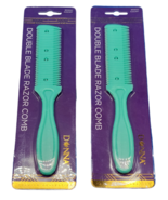 2x Donna Double Blade Razor Comb Replaceable Blade Hair Trimmer Shaper A... - €7,80 EUR