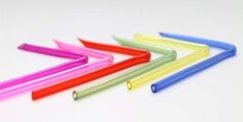 Size #13 Medium Colored BTE Earmold Hearing Aid Tubes (2 Pack) Blue35 YE... - $7.91