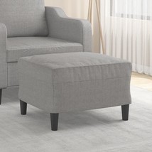 Footstool Light Gray 23.6&quot;x19.7&quot;x16.1&quot; Fabric - $129.99