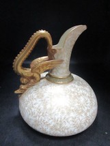 Antique Royal Worcester England amphora 6&quot;phoenix handle dragon - £155.69 GBP