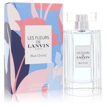 Les Fleurs De Lanvin Blue Orchid by Lanvin Eau De Toilette Spray 3 oz fo... - £49.43 GBP