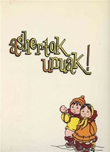 Ashertok Unuak Menu Anchorage Westward Hotel Anchorage Alaska Eskimo Children  - £28.83 GBP