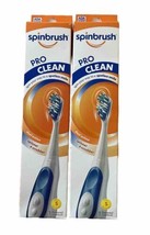 (2) Arm &amp; Hammer Spinbrush Pro Clean Battery Powered Toothbrush SOFT (Blue) - £13.44 GBP
