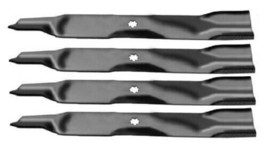 4pk Hi-Lift Bagging Blades fit John Deere LT160 LT170 LT180 X110 X120 42&quot; Deck - £53.92 GBP