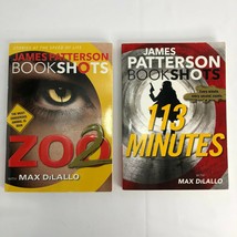 Two James Patterson Bookshots Zoo 2 113 Minutes quick read novels EUC - £7.73 GBP