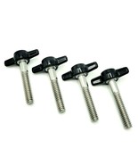 1/4&quot;-20 x 1 1/2&quot; Thumb Screw Bolts with Black Butterfly Tee Wing Clampin... - $16.70 CAD+
