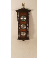 Vintage Barometer made in West Germany, Solid Wood, Very Handsome, 1960&#39;s - £16.59 GBP