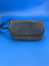 Vintage Etienne Aigner Blue Leather Handbag Crossbody - $13.06