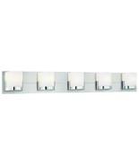 George Kovacs P5955-077 Convex 5-Light Bath Vanity in Chrome - $259.10 CAD