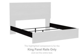 Belachime - Charcoal - King Panel Rails - $59.00