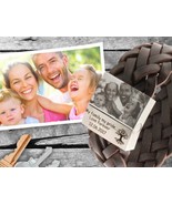 Personalized Photo bracelet Dad Gifts, New Dad Gift, Wife To Husband Gift, Fathe - $75.00