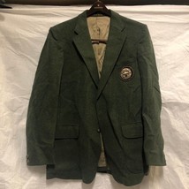 Vintage ORVIS, Mens Dark Green Suit Jacket, interior silk w/bird details. - £44.37 GBP