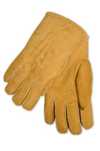 Brooks Brothers Mens Brown Genuine Sheepskin Shearling Gloves XL XLarge 8823-10 - £108.06 GBP