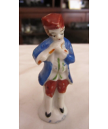 Vintage Revolutionary War Soldier Playing Flute Porcelain Figurine - 3 1... - £14.19 GBP