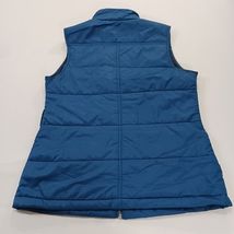 Merona VN1119796 Women's Blue Full Zip Pockets Sleeveless Vest Size Small  image 2
