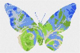 Pepita Needlepoint kit: Butterfly Swirls Planet Earth, 10&quot; x 7&quot; - £39.92 GBP+