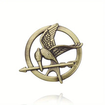 The Hunger Games Mockingjay Symbol Emblem Lapel Pin Brooch Charm Costume... - £10.08 GBP